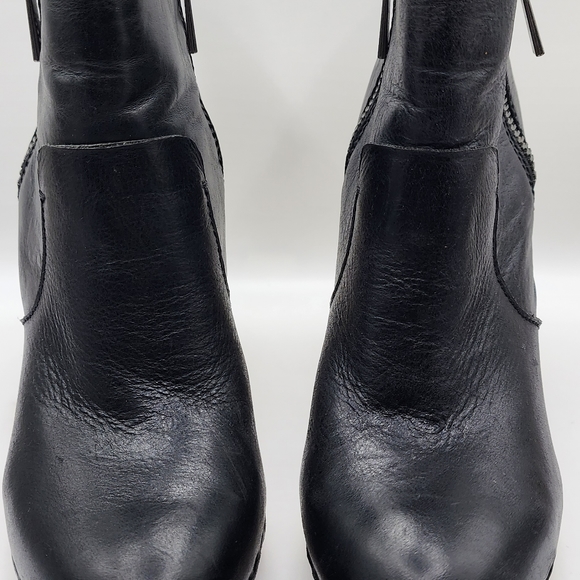 Dolce vita Arlynn wood platform clog boots. - Picture 8 of 13